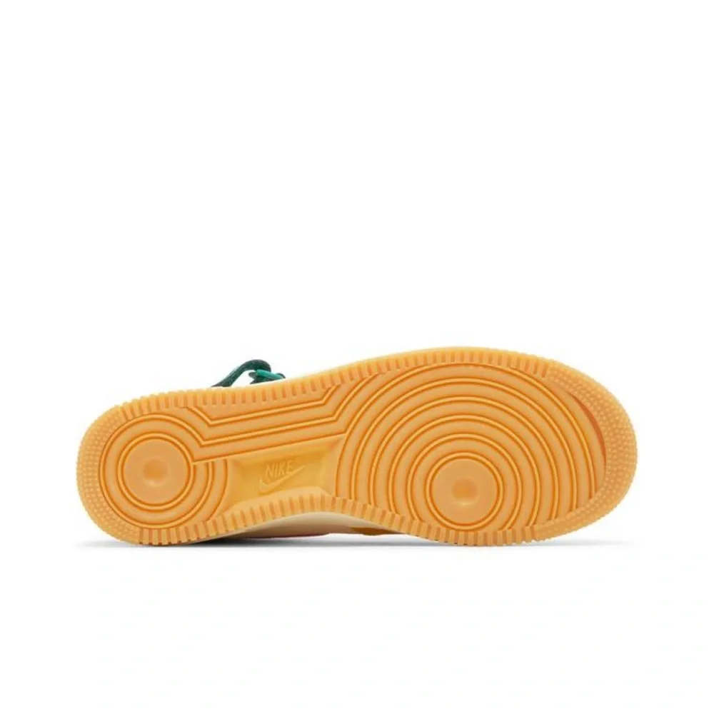Nike Air Force 1 Mid NH Coconut Milk/Bleached Coral Mn Vivid Sulfur Rush Orange - Picture 13 of 16